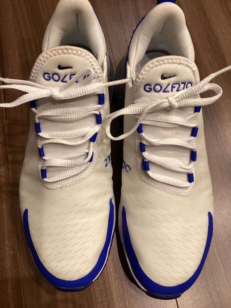 Nike Air MAX270 ゴルフシューズ ホワイト/ブルー