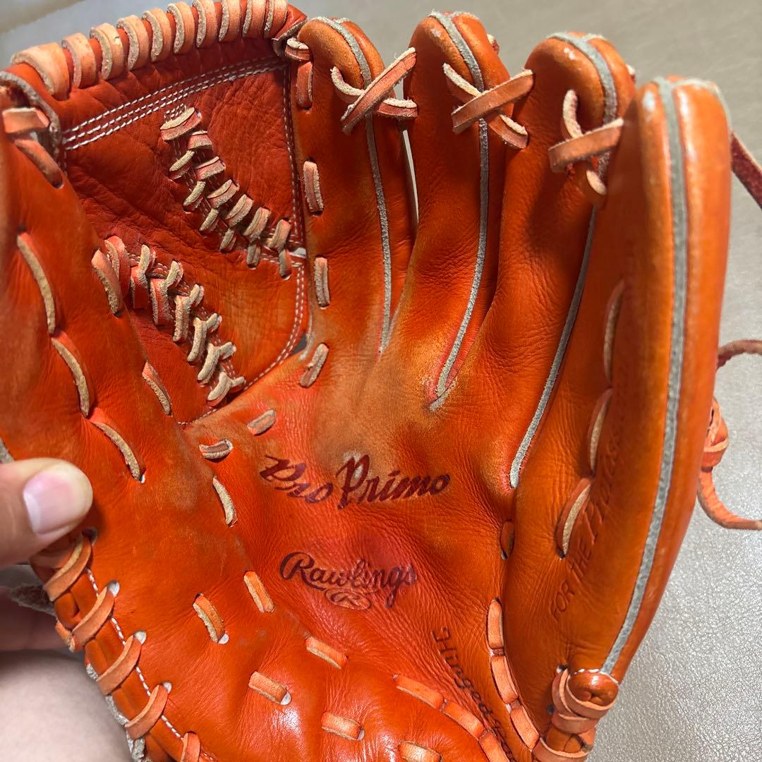 Rawlings Pro Primo 硬式グローブ オレンジ
