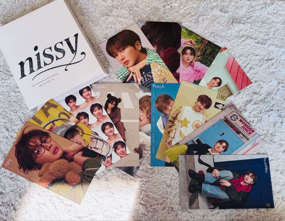 NEP限定 Nissy 卓上カレンダー　2026年