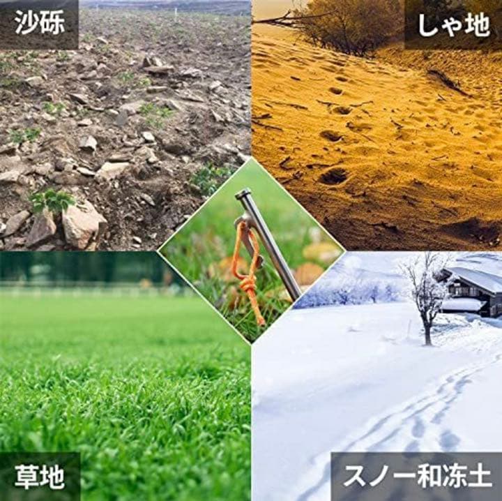 ※チタンペグ 30センチ　8本
