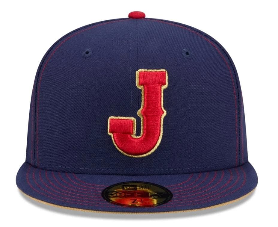 大谷翔平限定版 WBC 日本代表公式キャップ ネイビー 侍Japan 7 3/8