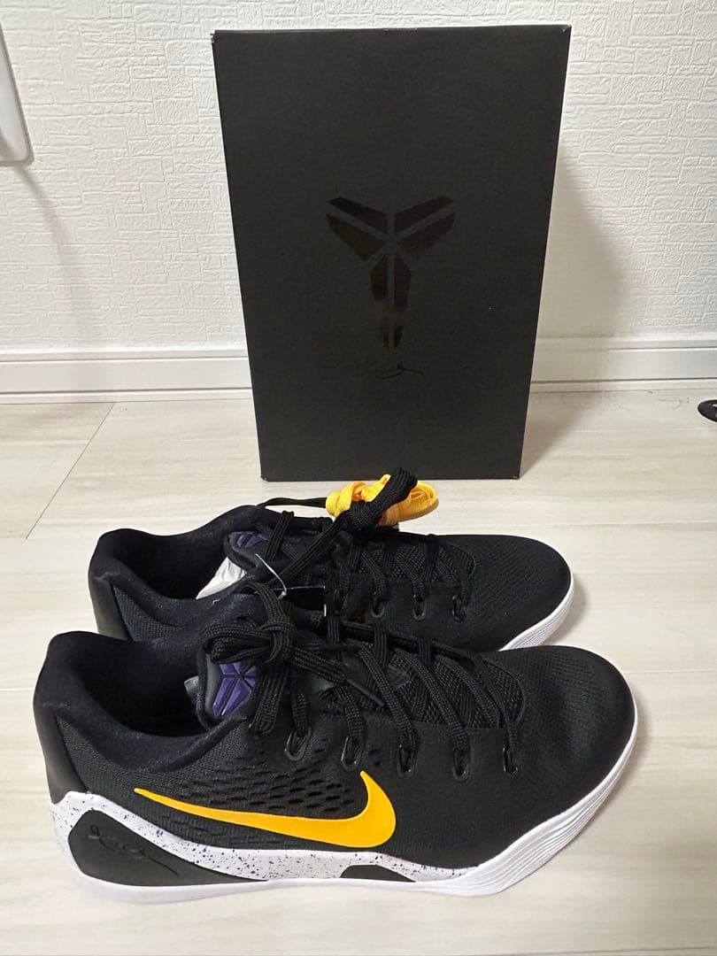 Nike Kobe9 シューズ 黒/黄色