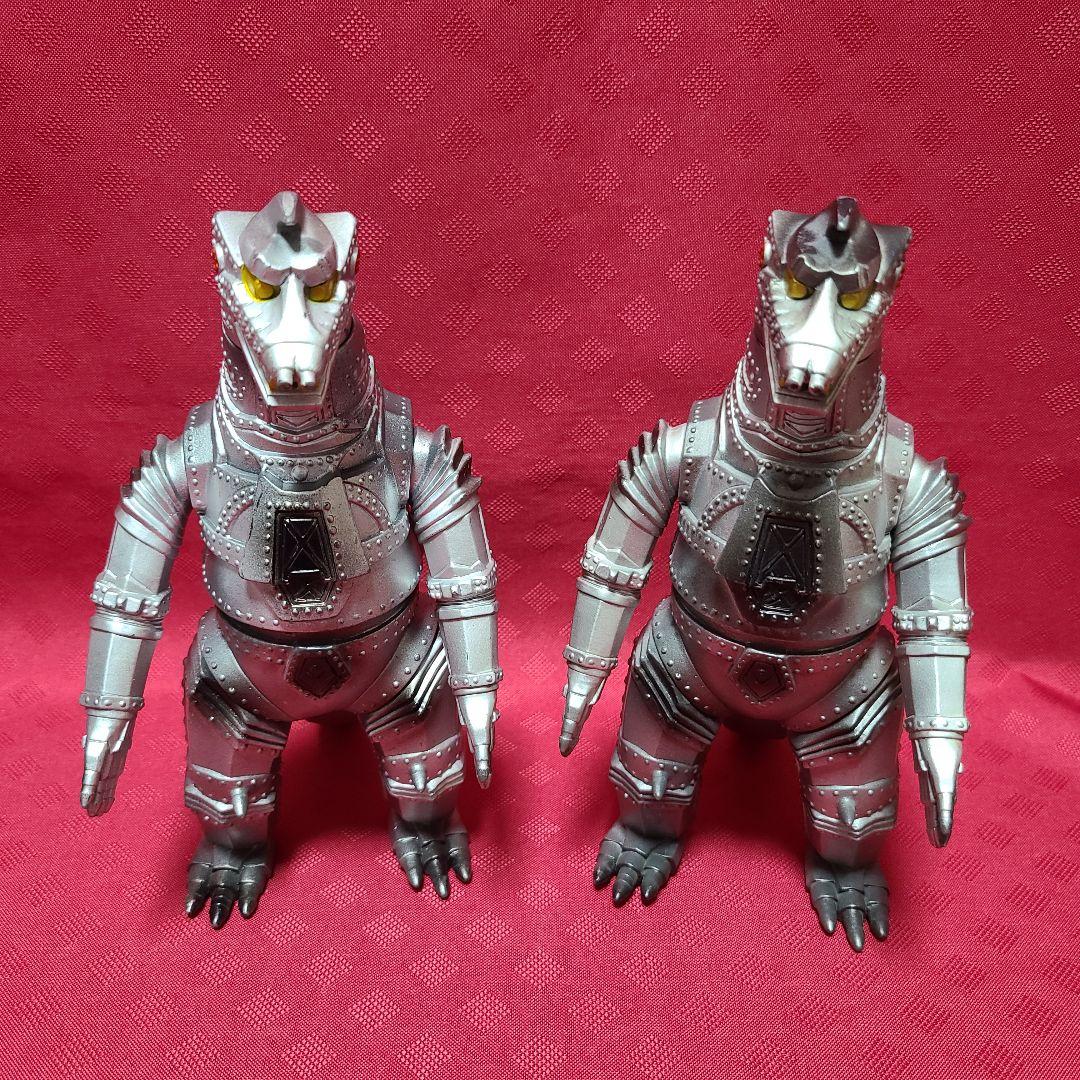 【ジャンク】 バンダイ メカゴジラ 1983 ソフビ 2体 セット まとめ売り