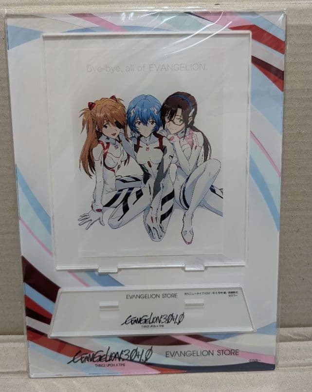 シン エヴァンゲリオン劇場版 錦織敦史 イラスト ニュータイプ柄 アクスタグッズ