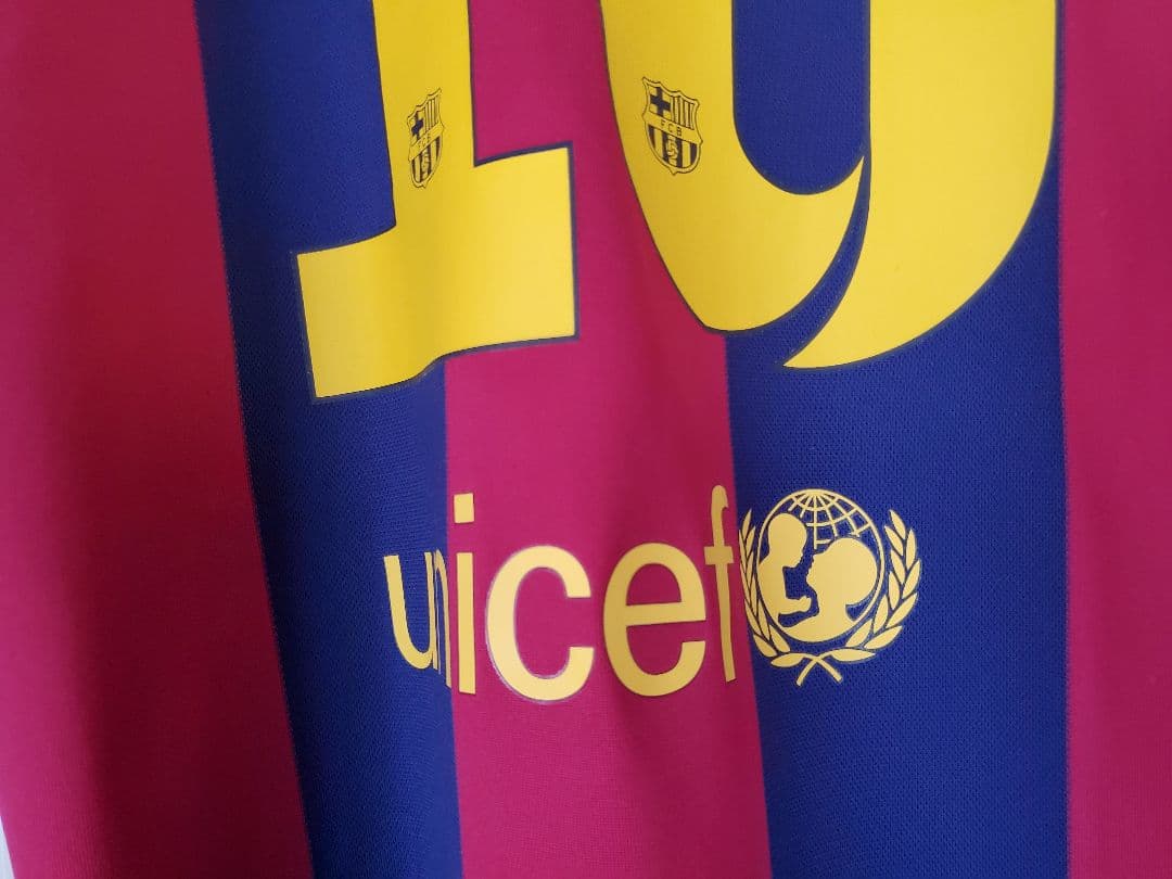 メッシMESSI 10番 FC Barcelona nike ホームジャージＭ