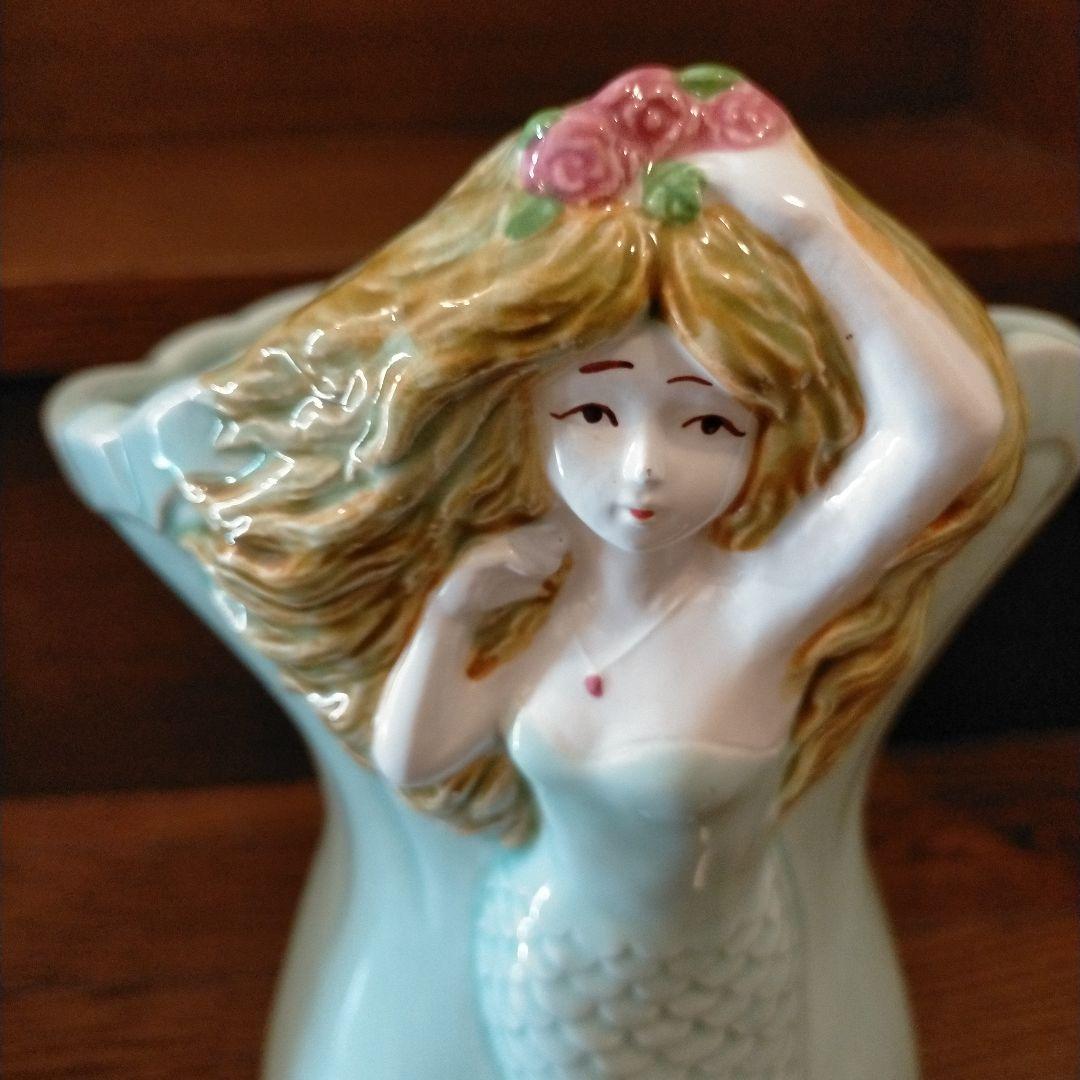 SETO CRAFT 人魚モチーフ フラワーベース 花瓶