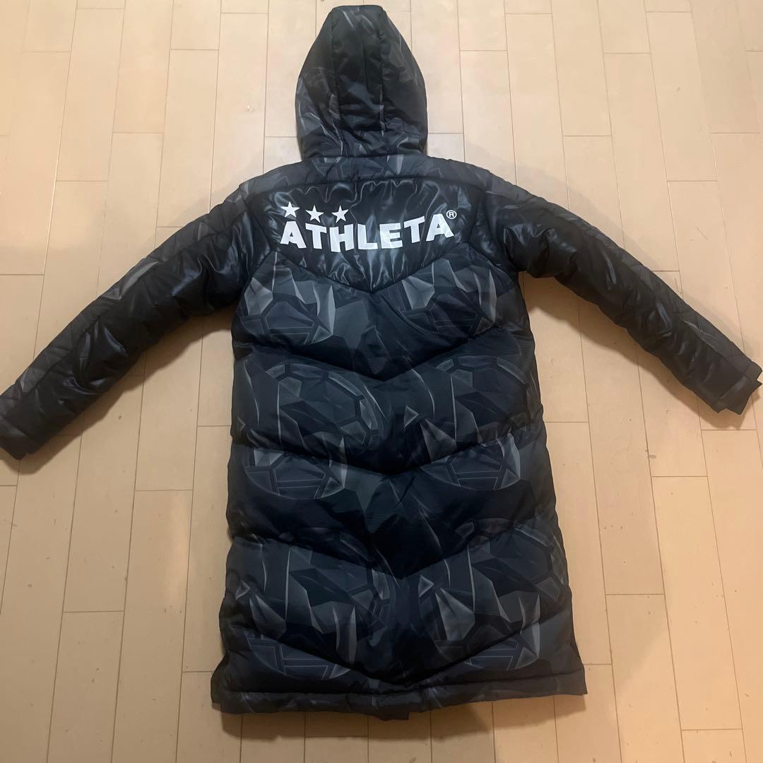 ATHLETA ダウンコート Mサイズ 黒