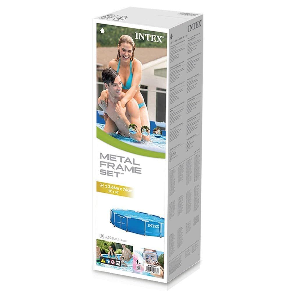 Intex [インテックス] メタルフレームプール 366x76cm 28210