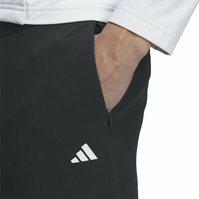 【92】秋冬 定価27,500円 アディダス ゴルフ 中綿 テーパードパンツ 黒