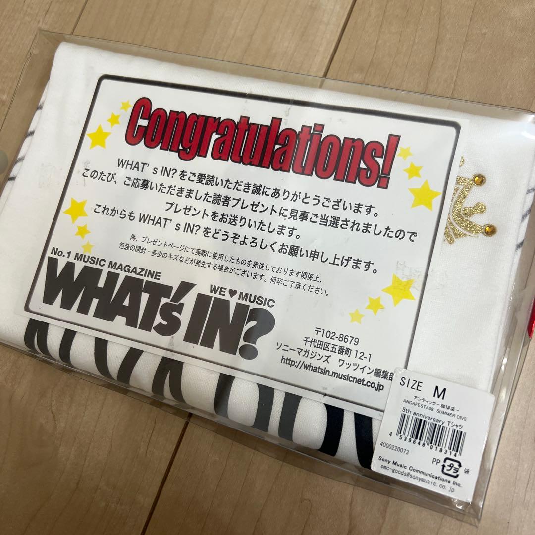 アンカフェ　アンティック珈琲店　サイン入り　Tシャツ