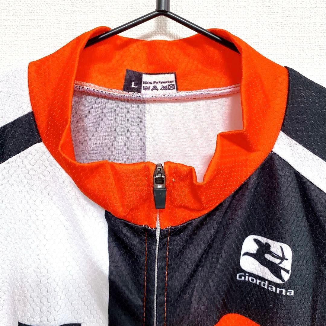 美品 ピナレロ サイクルジャージ 半袖 L ジオルダーナ レース系