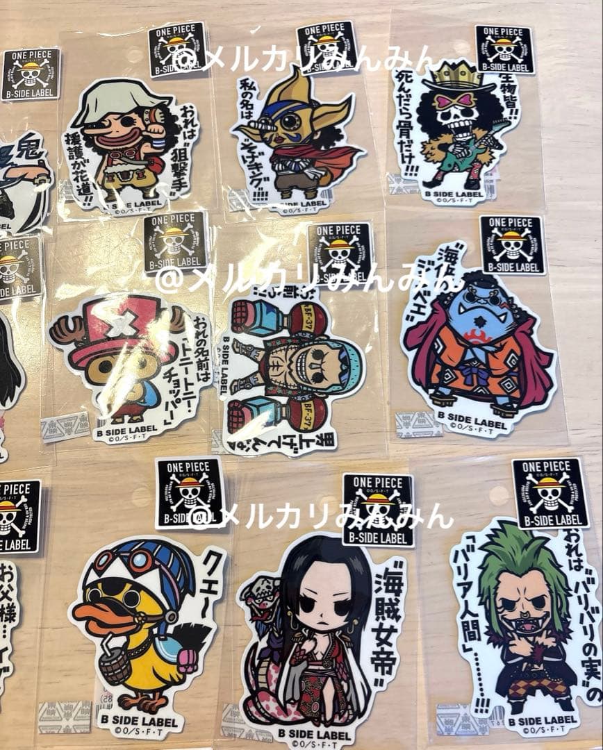 ONE PIECE ワンピース コラボ350 ステッカー シール 24枚