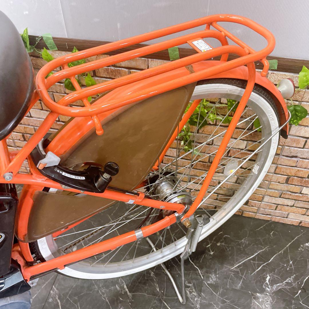 【52】電動自転車 ブリヂストン Assista オレンジ系 Panasonic