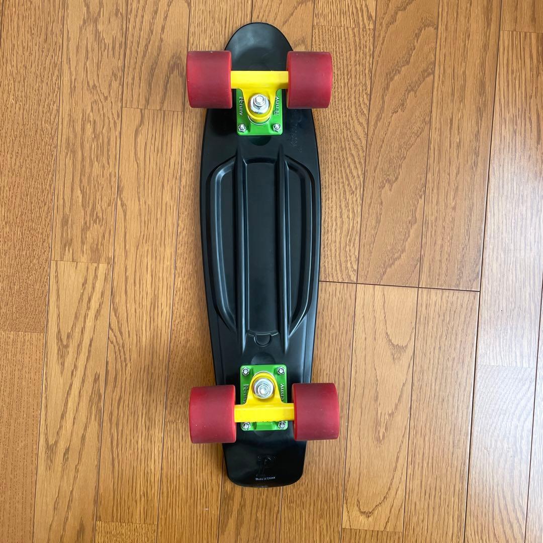Penny スケートボード 黒 赤ホイール　22インチ　正規品