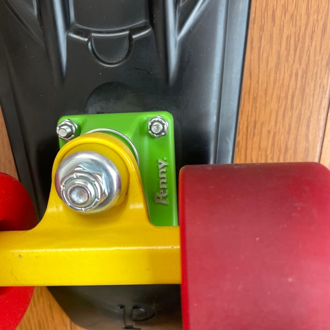 Penny スケートボード 黒 赤ホイール　22インチ　正規品