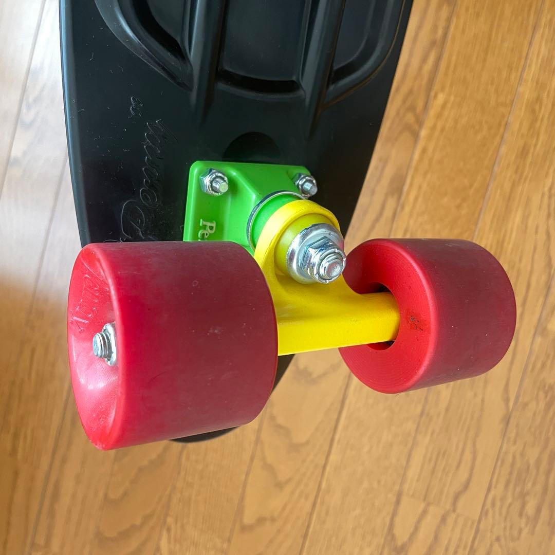 Penny スケートボード 黒 赤ホイール　22インチ　正規品