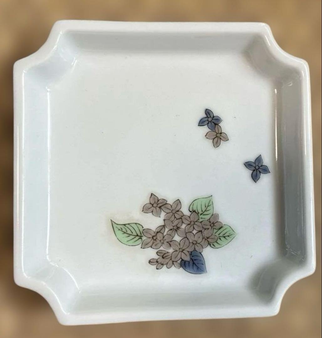 岩尾　對山窯　有田焼　万葉草花