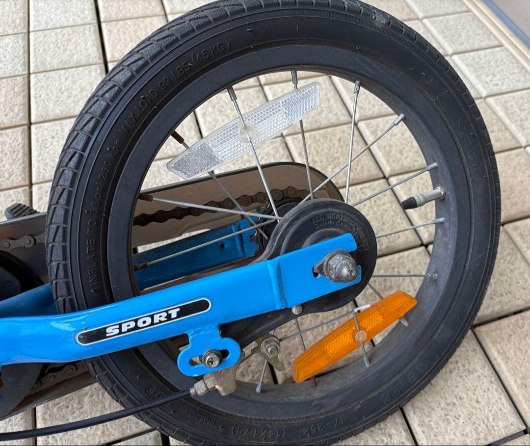 STRIDER ストライダー 14X バランスバイク 青 英式バルブ