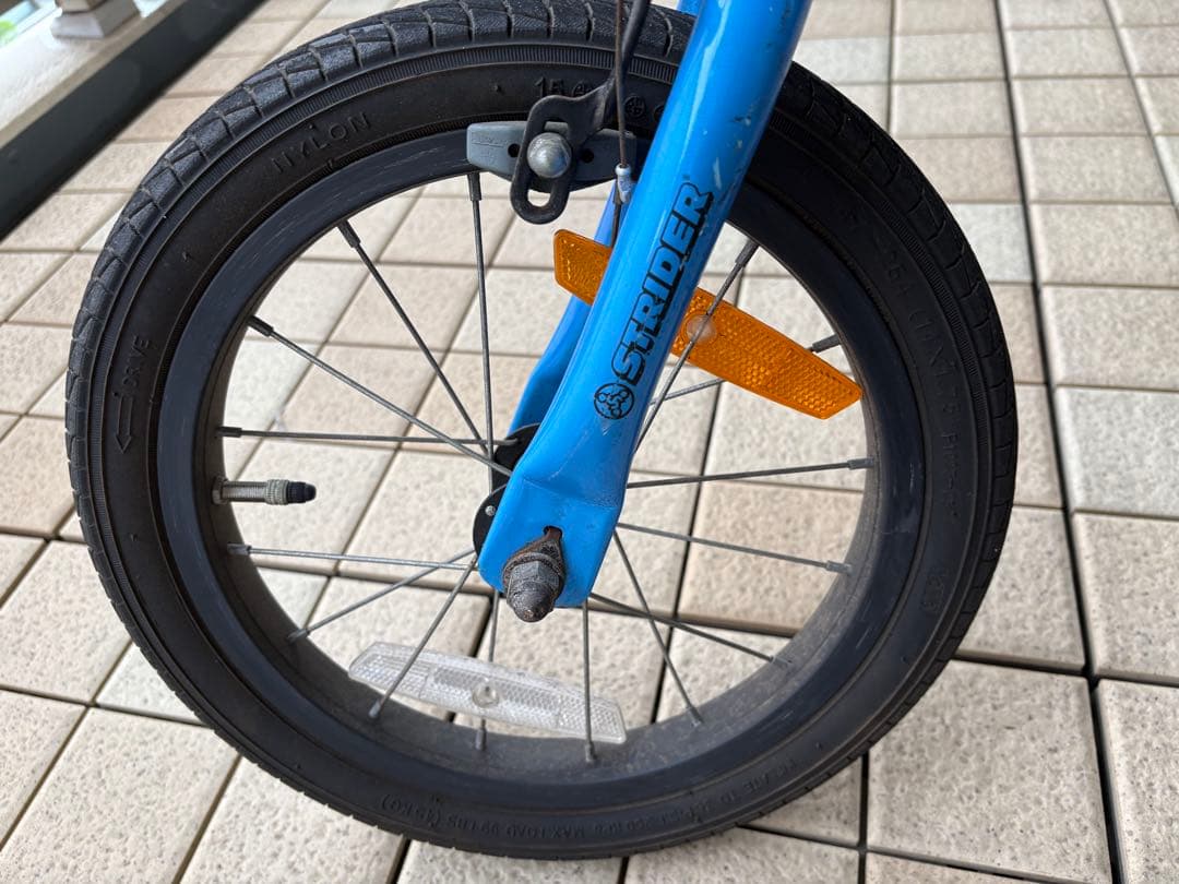STRIDER ストライダー 14X バランスバイク 青 英式バルブ