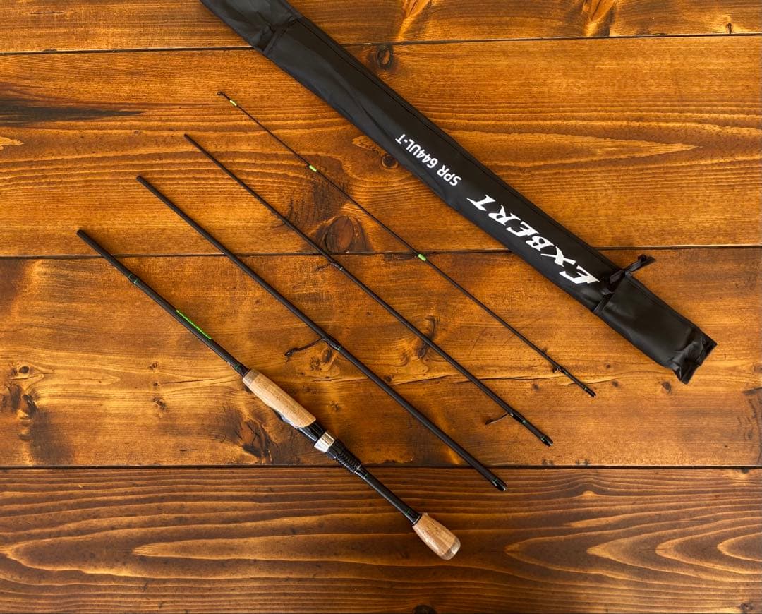 4ピースパックロッド　644UL 196cm バスロッド　バス釣り　トラウト