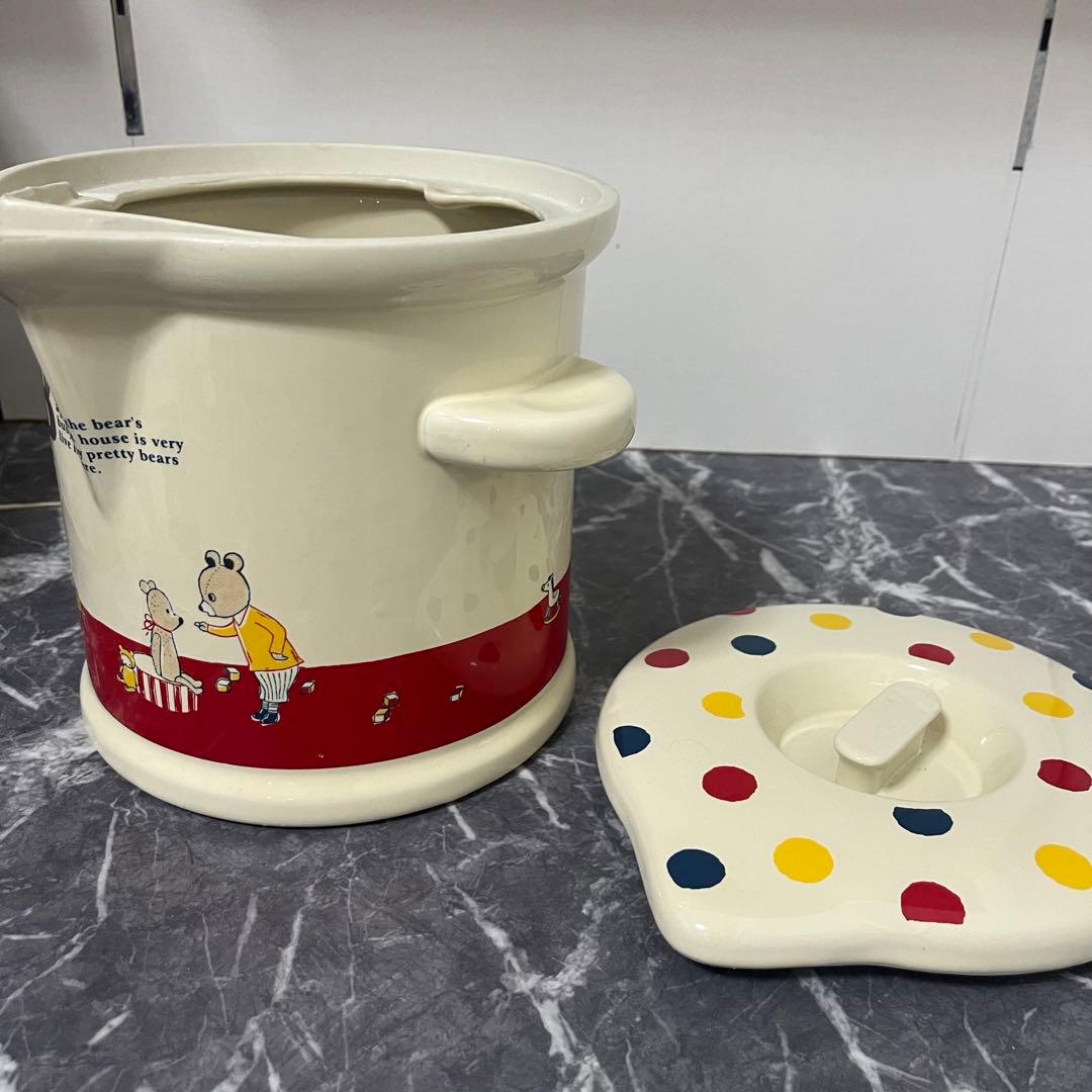 シンジ　カトウ　保存容器 陶器製 おまけ付き