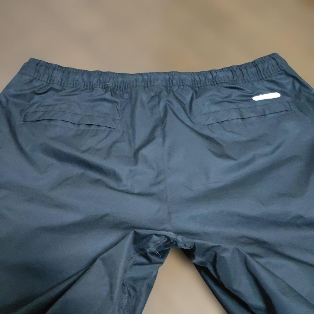 ナイキ NIKE ウインドブレーカー 上下 セットアップ　フード付き　黒【XL】