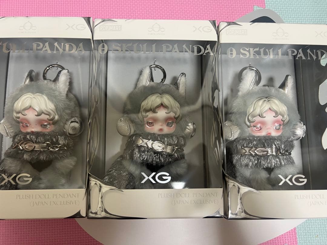 F*c様 3点スカルパンダ xg日本限定ぬいぐるみペンダント