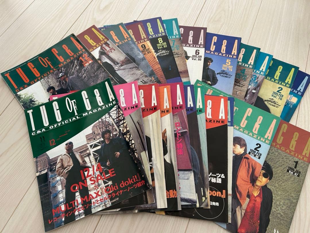 TUG of C&A 会報　CHAGEandASKA 1993年1月から最終