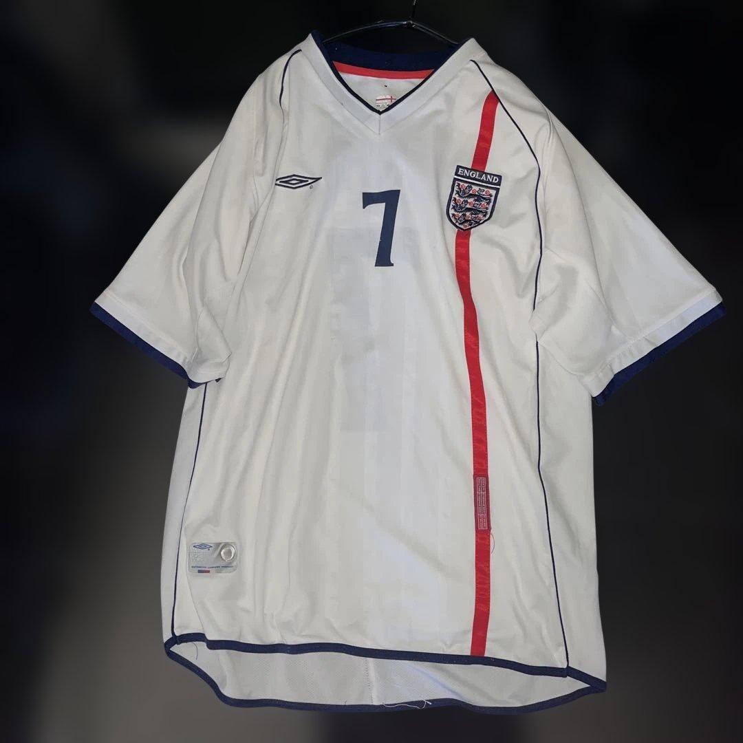 Umbro イングランド代表 サッカー　7 デビット　ベッカム　02
