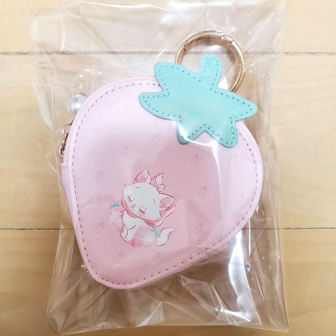 マリーちゃん　プラッシュキーチェーン　巾着　マルチケース　いちご