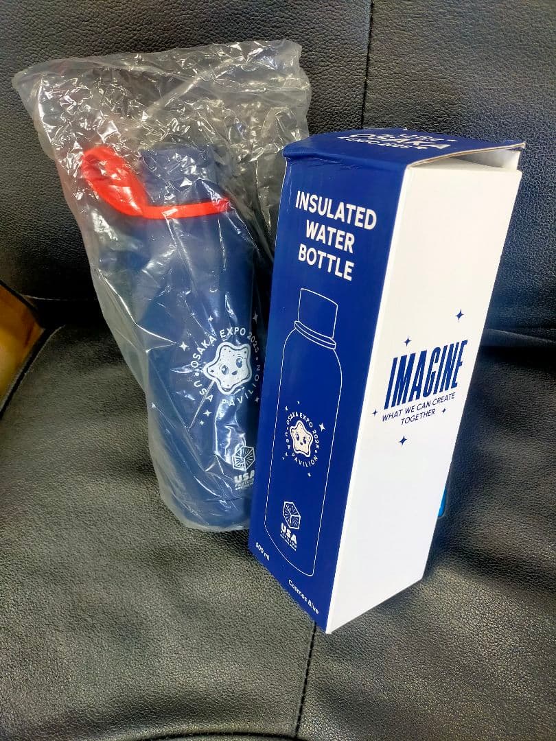 【関西万博♪】【超レア！】【アメリカ館】 入館者限定　ステンレスドリンクボトル♪