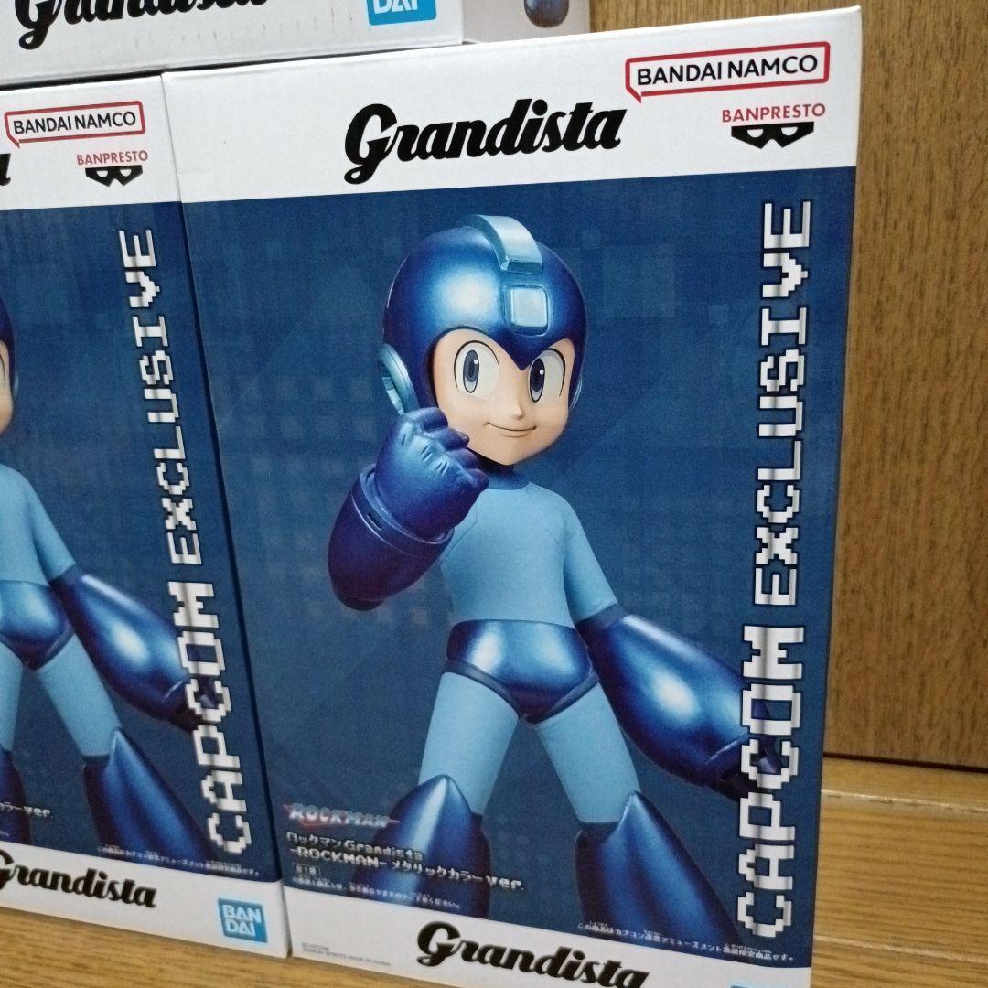 カプコン限定 ロックマン Grandista メタリックカラーver. 3点