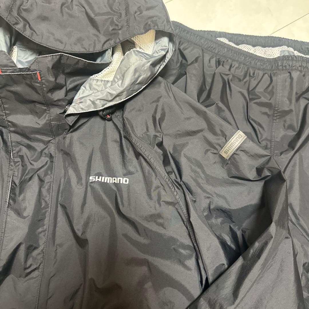 今週限定値下げ!SHIMANO DRYSHIELD ナイロン上下　カッパ