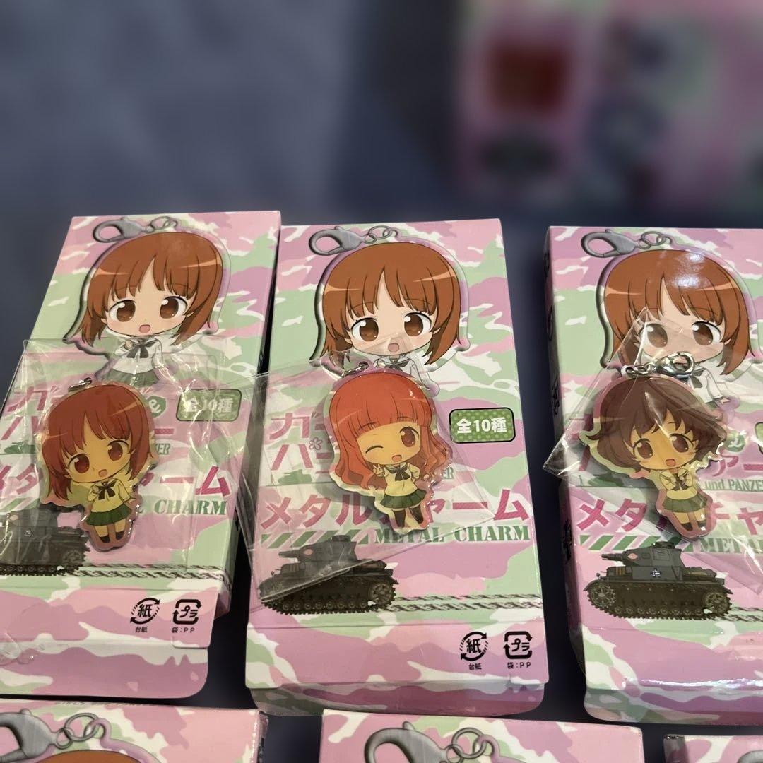 ガールズ&パンツァー メタルチャーム 全10種　コンプ未開封