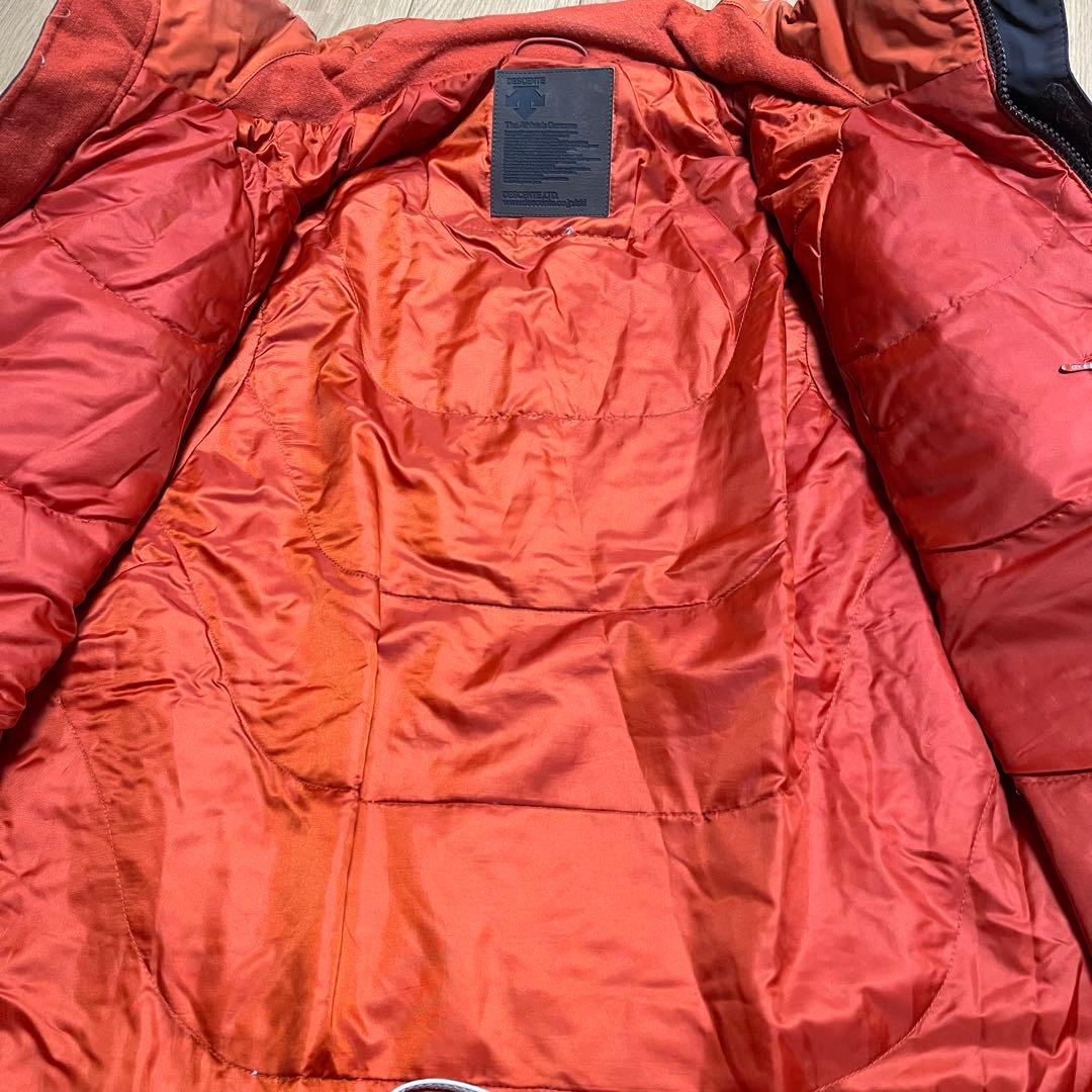 descente スキーウェア スノボーウェア　オレンジ　ブラウン　ブラック