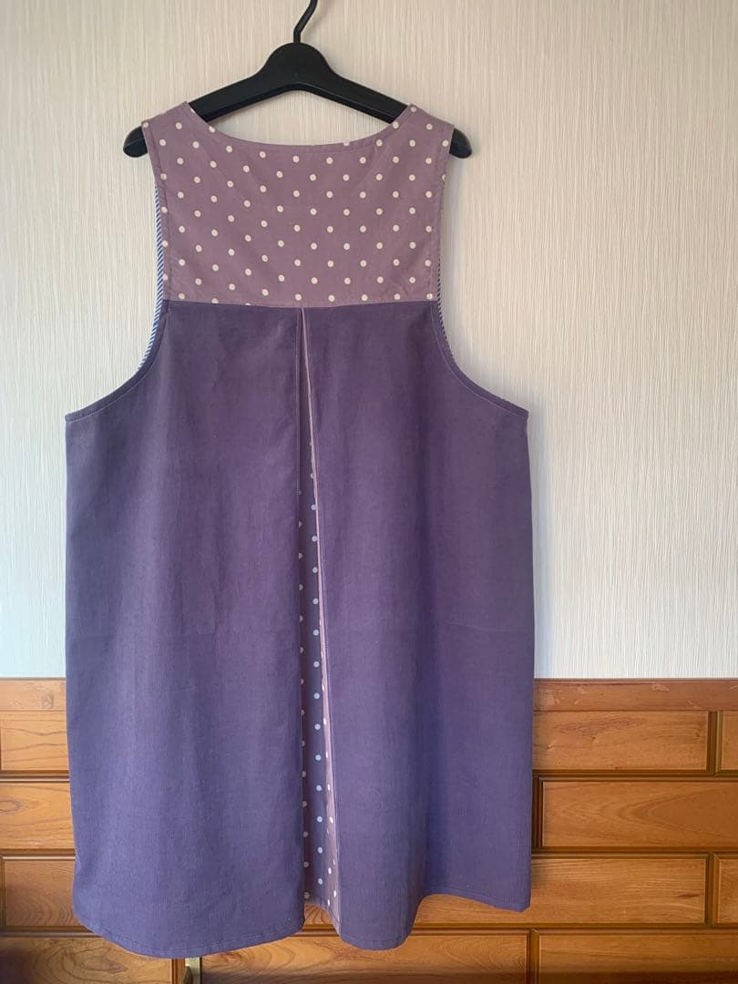 MIIKO☆★ ☆　エプロン　秋　冬　ハンドメイド　秋冬　コーデュロイ