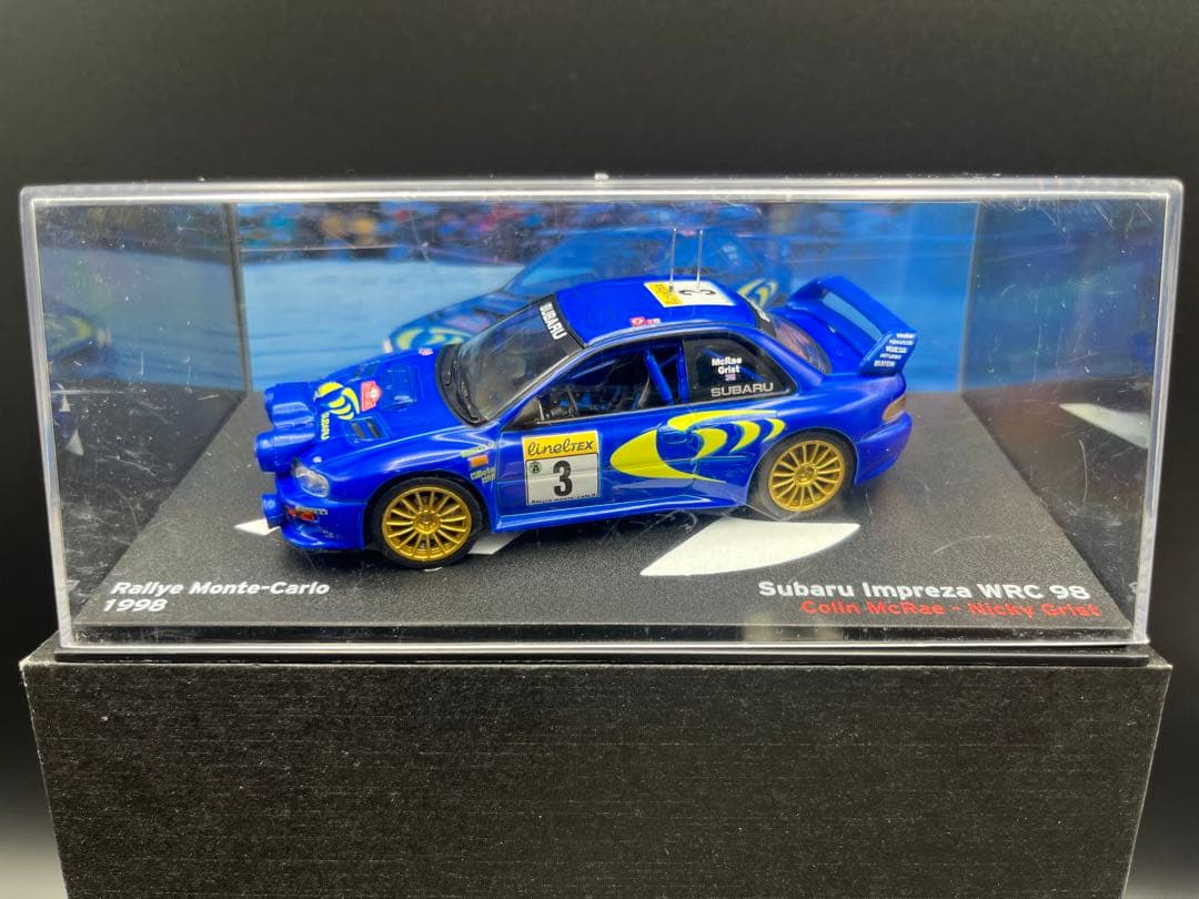 WRC ミニカー スバル インプレッサ 4台セット おまけ4台付き