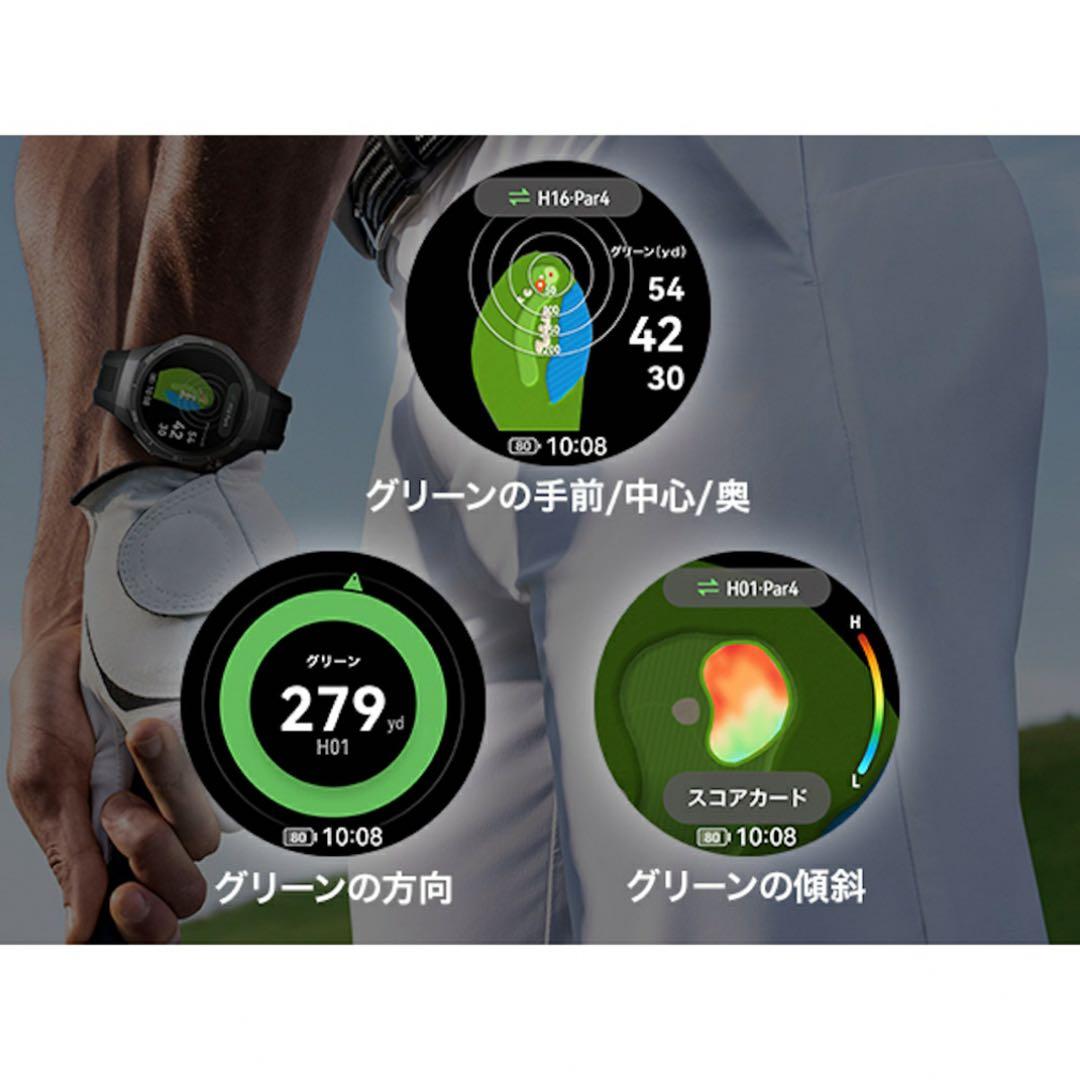 WATCH GT 5 Pro ブラック ゴルフ 距離測定器 距離計 時計