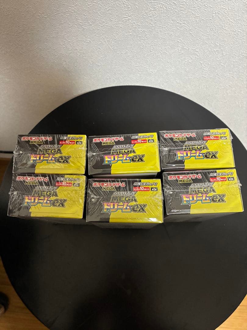 シュリンク付きポケモンカードMEGA ハイクラスパック ドリームex 6BOX