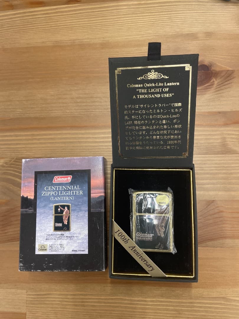 Coleman 100周年記念 ZIPPOライター