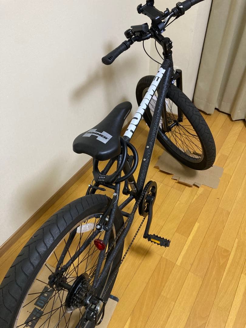 【引き取り限定】HUMMER TANKマウンテンバイク ブラック