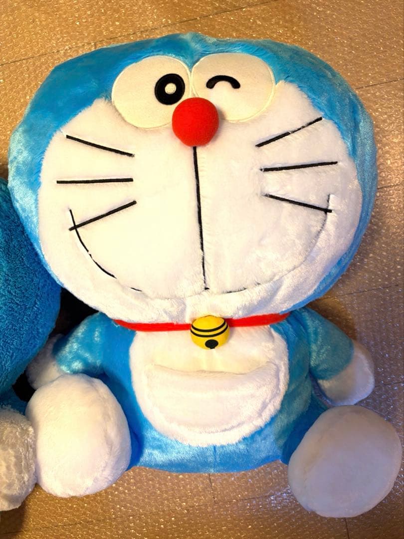 特大サイズ55cm☆ふわもちドラえもん ぬいぐるみ2点