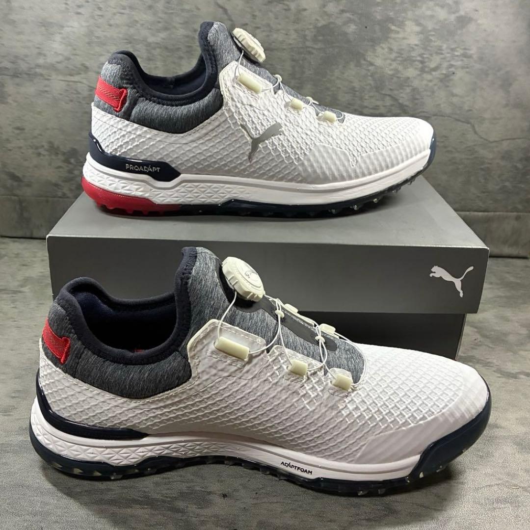 新品 PUMA ゴルフシューズ プロアダプトアルファキャット ディスク 26cm