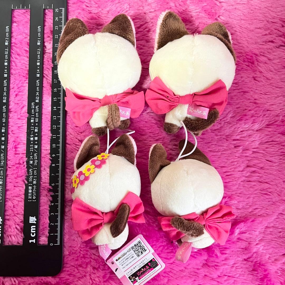 にゃんぱいあ 茶々丸セット【平成レトロ】ぬいぐるみ マスコット うちわ