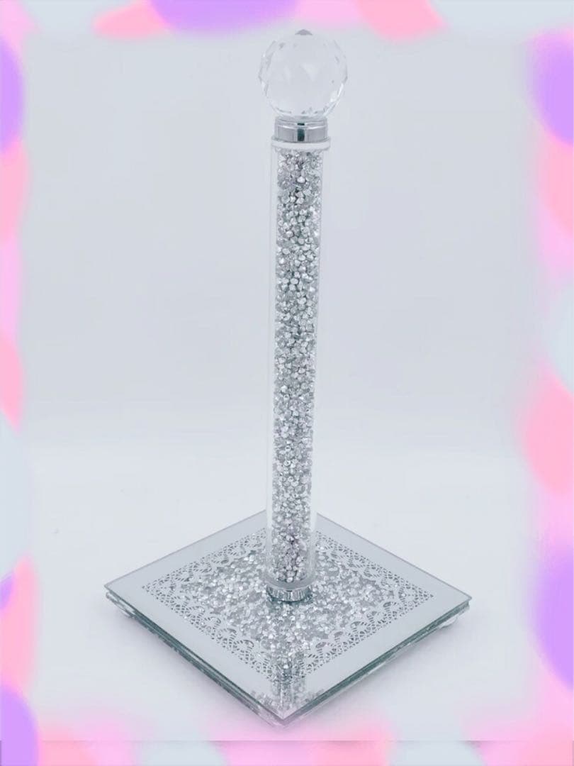 【新品】キラキラペーパーホルダー★シルバー