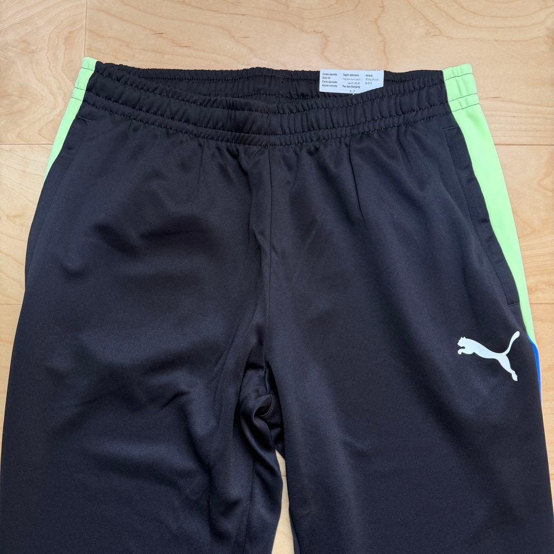 PUMA プーマ　サッカーウェア　上下セット　長袖　パンツ　黒ブラック　M 新品