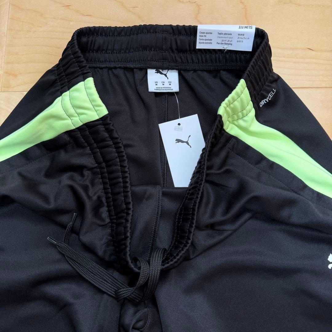 PUMA プーマ　サッカーウェア　上下セット　長袖　パンツ　黒ブラック　M 新品