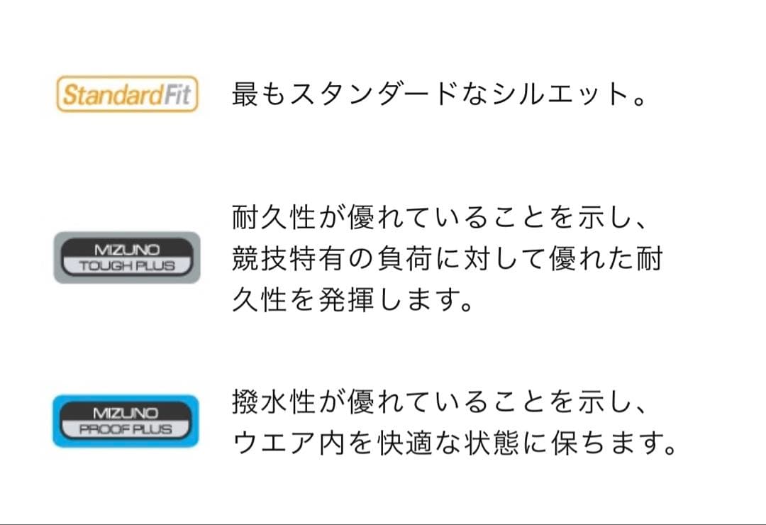 ミズノ　タフブレーカー上下