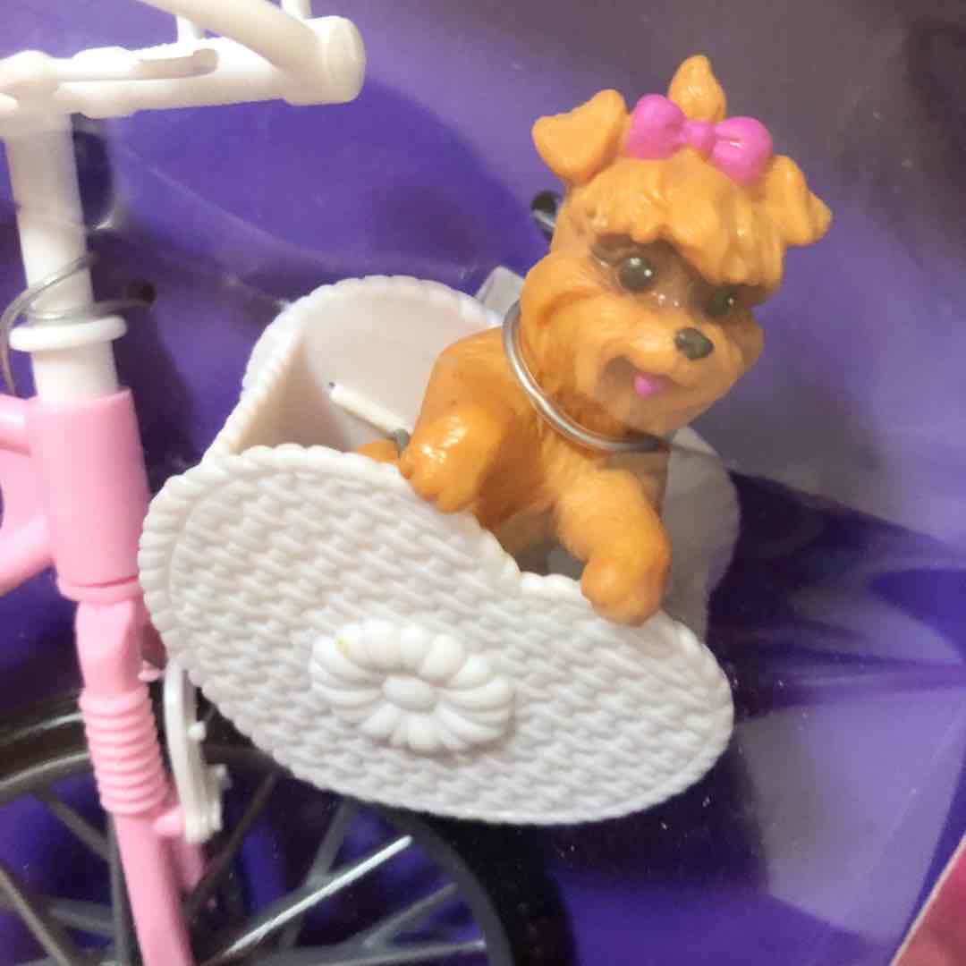 1996年　バービー 人形　用　自転車　サイクリング　パピー　犬
