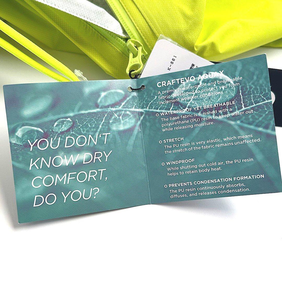 541 パーリーゲイツ ビックロゴレインワンピース定価44000円 イエロー 1